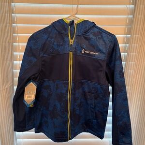 Free Country Navy and Blue Softshell Jacket